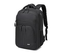 Kono Mochila Portátil para Ordenador 15.6 Pulgadas Hombre, Antirrobo e Impermeable, Ligera y Multifunción para Trabajo, Universidad, Viaje, Escuela, Negocios y Uso Diario (Negro)