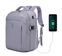 Kono Mochila Viaje 40x20x30 Ryanair 24L para Portátil 15,6", Morado