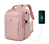Kono Mochila Viaje 40x20x30 Ryanair 24L para Portátil 15,6", Rosa