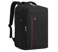 Kono Mochila Viaje Cabina Avion 40x25x20 para Ryanair, Maleta Cabina 20 L, Pequeñas para Manejo Fácil para Trabajo Escuela Viaje,Negro