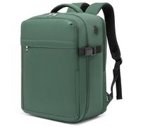 Kono Mochila Viaje Cabina Avion 40x30x20, Maleta Cabina para Ryanair Equipaje de Mano para Vueling 24L, Mochila 40x20x30 para Wizzair para Trabajo Escuela,Verde