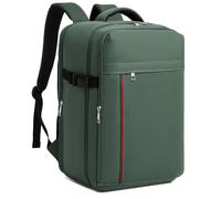 Kono Mochila Viaje Cabina Avion 41x27x20, Maleta Cabina 20 L, Pequeñas para Manejo Fácil para Trabajo Escuela Viaje,Verde