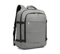 Kono Mochila Viaje Cabina Avion 45 x 36 x 20cm Easyjet Bolsa de Equipaje Mochila para Portátil Bolsa Duffel de Fin de Semana (30L,Gris)