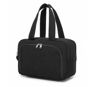 Kono Neceser Mujer de Viaje Grande Neceser Maquillaje Impermeable Bolsa de Aseo con Gran Apertura Organizador de Artículos de Tocador y Cosméticos