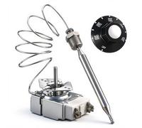 Konohan Rx-2-24 - Juego de termostato para freidora profunda con perilla de control de 3/8 pulgadas Mpt Stuff Box para piezas de freidora comerciales compatibles con Atosa 301030004 Robertshaw 5300