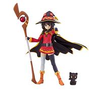 KONOSUBA Figura de acción de Megumin Figura de anime con accesorios y articulaciones móviles de Dios bendición en este maravilloso mundo estatua modelo ornamentos colección de 12 cm