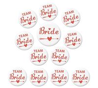 Konsait Despedida de Soltera Decoración, Oro Rosa Fiesta de Despedida Insignia (11 x Novia del Equipo, 1 x Novia) Despedida de Soltera Accesorios Amigas Disfrace