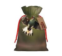 KoNsev Bolsa de regalo con cordón para caza, regalo de vacaciones, decoraciones de regalos para suministros de fiesta de Navidad