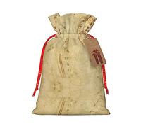 KoNsev Bolsa de regalo con cordón para partituras, regalo de vacaciones, decoración para Navidad y Halloween, suministros de fiesta de 4.7 x 6.9 pulgadas
