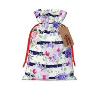 KoNsev Bolsa de regalo con cordón para suculentas a rayas, regalo de vacaciones, decoración para Navidad y Halloween, suministros de fiesta de 4.7 x 6.9 pulgadas