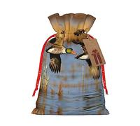 KoNsev Bolsa de regalo con cordón salvaje de mosca de caza, regalo de vacaciones, decoraciones de regalos para suministros de fiesta de Navidad