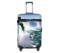 KoNsev Funda para equipaje, protector de maleta de moda para equipaje de 18 a 32 pulgadas, fundas de maleta lavables, estampado de otoño del Niágara