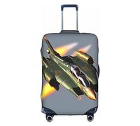 KoNsev Funda para equipaje, protector de maleta de moda para equipaje de 18 a 32 pulgadas, fundas de maleta lavables, estampado de Jet Fighters, Jet Fighters, S, Informal
