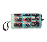 KoNsev Retro Cool Camera Collection - Neceser de viaje para hombres y mujeres, organizador de accesorios, monedero pequeño, bolsa pequeña, Colección Retro Cool Camera, Talla única