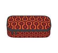 KoNsev Season - Estuche organizador de escritorio de oficina con estampado de acuarelas de hierbas y flores, portátil, lindo papelería, para adultos, gran bolsa de almacenamiento, Aspecto brillante,