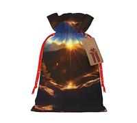 KoNsev Shining Overlook - Bolsa de regalo con cordón, regalo de vacaciones, decoraciones de regalos para suministros de fiesta de Navidad