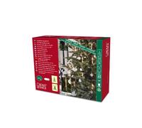 Konst Smide 1167-000 - Cadena de luces led para el árbol de Navidad (10 velas luminosas, 20 diodos de luz blanca cálida, transformador interno de 4,5 V, incluye interruptor)