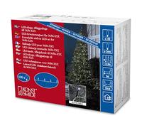 Konst Smide 3657-200 - Guirnalda de luces led (100 diodos de luz blanca fría, cable negro)
