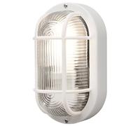 Konst Smide 7650-200 - Aplique Oval de Exterior, Blanco