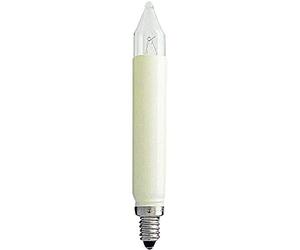 Konstsmide 1034-020 - Bombilla de repuesto para cadenas de árbol interior y exterior (12 V, 4 W, 2 unidades, rosca E10)