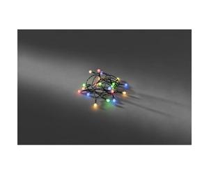 Konstsmide 1491 - 507 - Guirnalda de luces LED, plástico, color negro