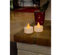 'Konstsmide 1980 - 100 LED Decoración "Grande Té luz/para interior (IP20)/VDE/Juego De 2/Funciona Con Pilas: 2 x CR2032 3 V (Incluye)/2 diodos de luz blanca cálida