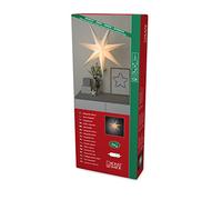 Konstsmide 2918 - 200 - Estrella de papel, papel, color blanco