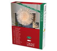 Konstsmide 2938 - 200 - Estrella de papel, 60 x 60 cm/para interior (IP20)/VDE/Interior De 230 V/sin bombilla/con interruptor de encendido/apagado/Cable Blanco