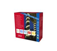 Konstsmide 3044-400 - Tubo con bombillas LED (6 m, 230 V, para exteriores), color azul