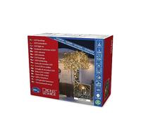 Konstsmide 3616 - 800 LED Luz Cadena, plástico, color negro