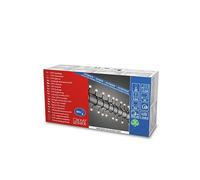 Konstsmide 3691-107 - Lichterkette Llevado Globo/diodo Redondo / 80 diodos Blancos cálidos/Transformador de 24v Fuera por Cable/Negro