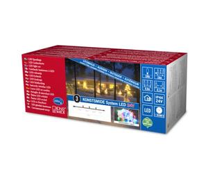 Konstsmide 4610-503 - Sistema de extensión de iluminación LED de alta tecnología (100 diodos de colores, 6 W, transparente)