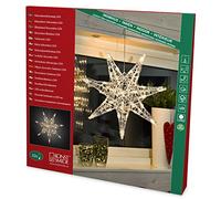 Konstsmide 6110 - 103 - Luz de Navidad Estrella acrílica blanco