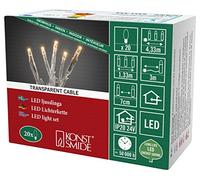 Konstsmide 6351 - 823 LED Luz Cadena, plástico, transparente