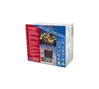 Konstsmide 6632 - 117 Micro LED guirnalda luminosa para exteriores (IP67)/VDE Geprüft diodos con temporizador/120 diodos de blanco cálido/Soft Cable Negro