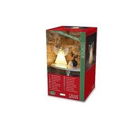 Konstsmide Ángel de papel mini, incluye cable de conexión con interruptor de encendido/apagado, sin bombilla, soporte para lámpara E14, 230 V, interior, cable blanco - 1809-202