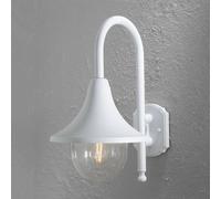 Konstsmide Aplique de exterior Bari, blanco