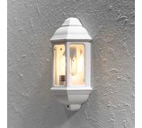 Konstsmide Aplique de pared ext. clásico CAGLIARI I, blanco