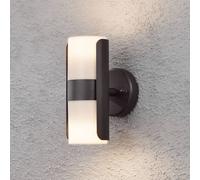 Konstsmide Aplique exterior Modena, pantalla acrílica blanca