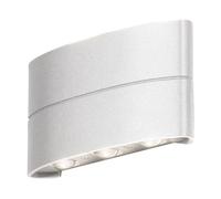 Konstsmide Aplique LED de exterior Chieri, blanco, 6 luces True