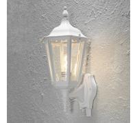 Konstsmide Aplique para exterior Firenze con sensor, de pie, blanco