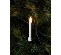 'Konstsmide Árbol Cadena, para árbol de Navidad, "One string, 16 bombillas transparentes, 230 V, Exterior, cable verde 1005 - 000