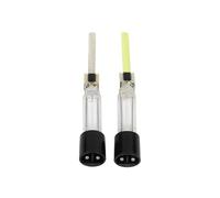 Konstsmide Bombilla LED de repuesto para cadena de luces 4149-500, 2 blísteres, azul/verde, 0,25 W, casquillo negro - 5688-420