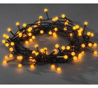Konstsmide Cadena de Luces LED Globo Exterior, plástico, Amarillo, Talla única, LED