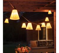 Konstsmide Cadena luces Biergarten básico pantalla amarillo