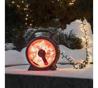Konstsmide Christmas Cadena de luces LED Compact, blanco cálido, 200 LED, 4,38 m