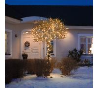 Konstsmide Christmas Cadena de luces LED Micro, 80 luces negro/ámbar