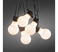 Konstsmide Christmas Cerveza jardín de luces de hadas 10x bombilla convencional ópalo blanco