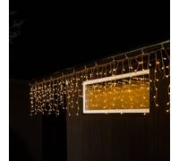 Konstsmide Christmas Cortina de luces LED Lluvia helada cálido 5m True