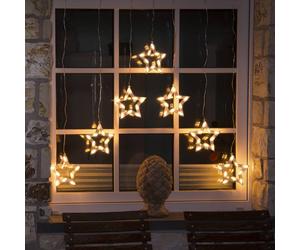 Konstsmide Christmas Cortina de luces LED stars 70-flg. EC:EPREL:741711